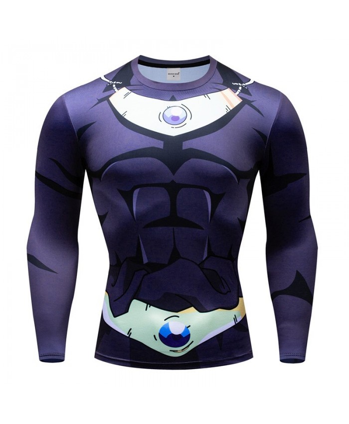 Dragon Ball T shirts Men Compression T-shirts Fitness Superheroes T-shirts Bodybuilding Top Hot Sale rashguard Brand A