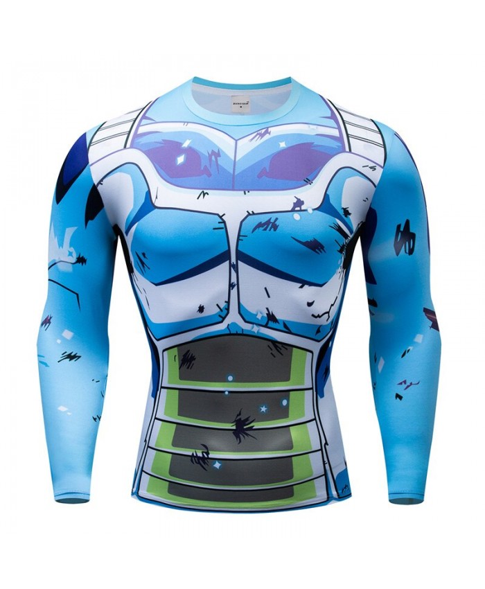 Dragon Ball T shirts Men Compression T-shirts Fitness Superheroes T-shirts Bodybuilding Top Hot Sale rashguard Brand B