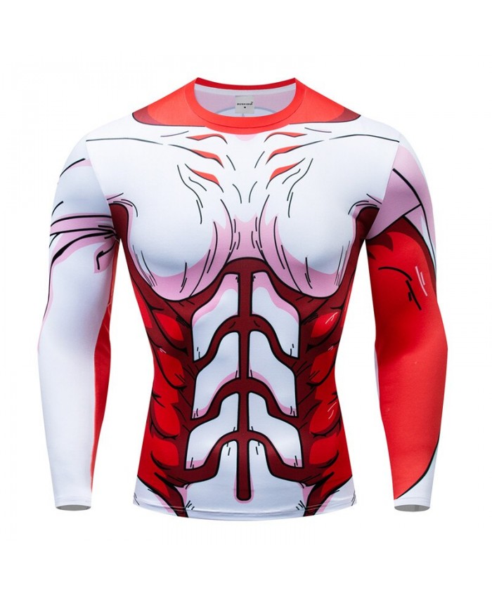 Dragon Ball T shirts Men Compression T-shirts Fitness Superheroes T-shirts Bodybuilding Top Hot Sale rashguard Brand C