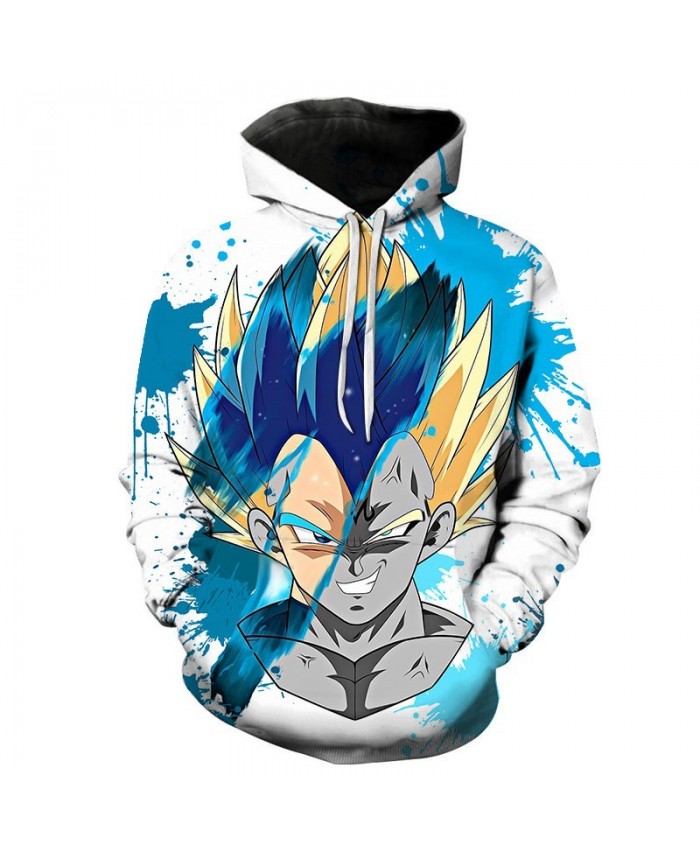 Dragon Ball Z 3D Printed Hooded Sweatshirts Men Women Cartoon Dragon Ball Super Boy/Girl Cool Polluver Casual Streetwear Hoodie A