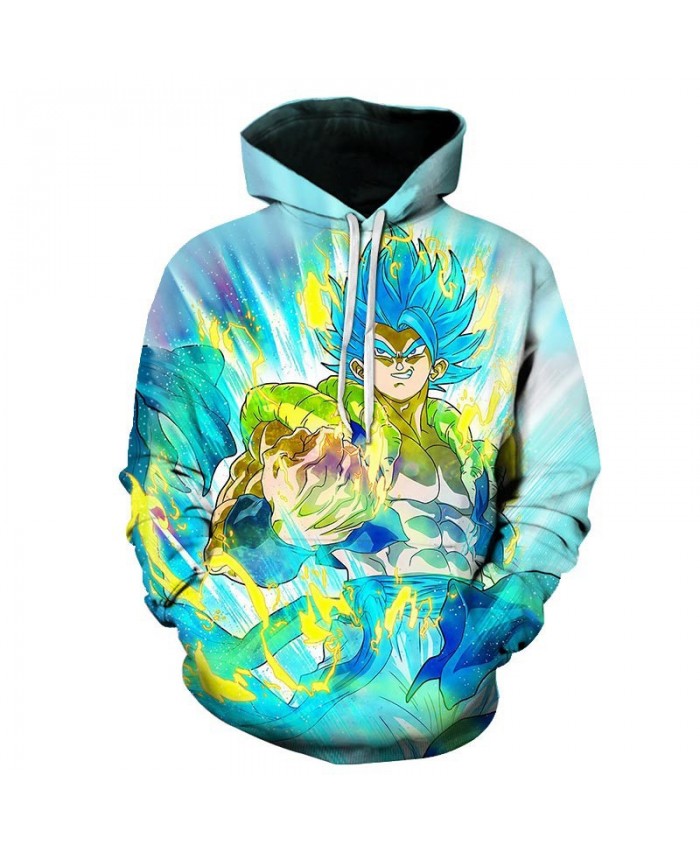 Dragon Ball Z 3D Printed Hooded Sweatshirts Men Women Cartoon Dragon Ball Super Boy/Girl Cool Polluver Casual Streetwear Hoodie D