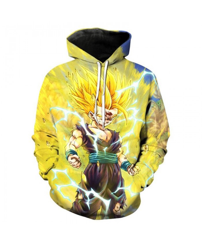 Dragon Ball Z Cosplay Hoodies 3d Hoodies Vegeta Goku Pullovers Sweatshirts Anime Funny Sweatshirt New Design Men&Women Jacket B