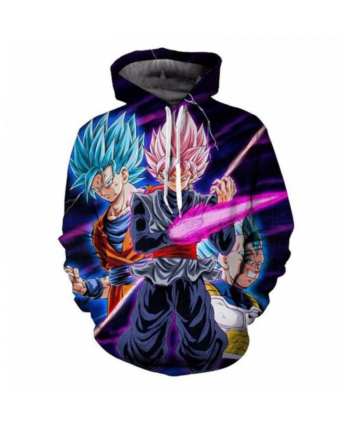 Dragon Ball Z Costume Cosplay Hoodie Son Goku 3d hoodies men Pullovers Sweatshirts Vegeta Sweatshirt Sword