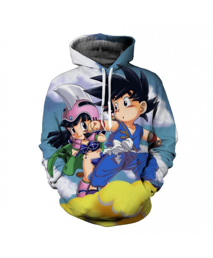 Dragon Ball Z Hoodie 2021 New Design 3d Printed Sweatshirt Hoodies Pullovers Cute Goku Chichi Dragon Hero Hoodies S-6XL