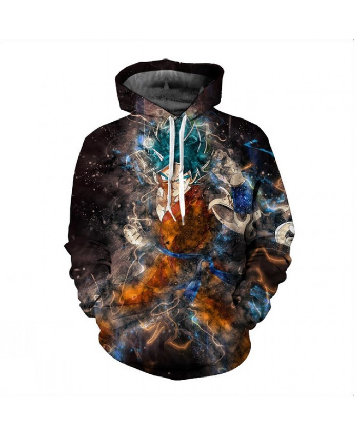 Dragon Ball Z Hoodies 3D Printed Pullovers Sweatshirts Super Saiyan Son Goku Black Vegeta Champa Casual Coat Outfit Tops