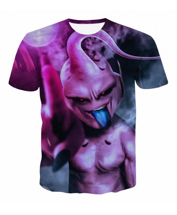 Dragon Ball Z Kid Buu T-shirt 2021 New Fashion Brand T-shirt Sweatshirt Casual Unisex Pullover 3D Hooded Hoody Dropship
