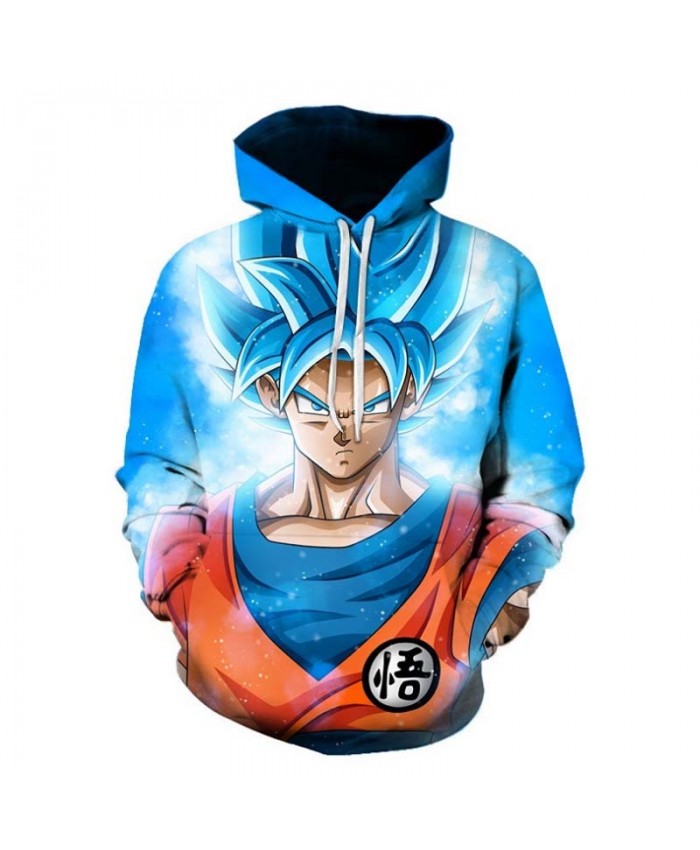 Dragon Ball Z Men Casual Hoodies 3D Printed Pullovers Sportswear Sweatshirts Super Saiyan Son Goku Vegeta Gohan Coat Outfit