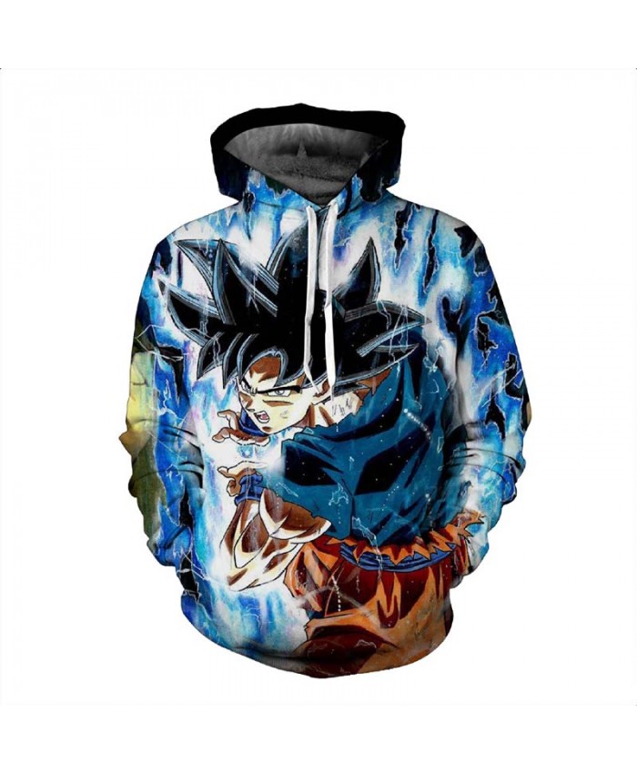 Dragon Ball Z Naruto Men Hoodies 3D Print Pullovers Sportswear Sweatshirts Super Saiyan Son Goku Vegeta Casual Tops Outfit
