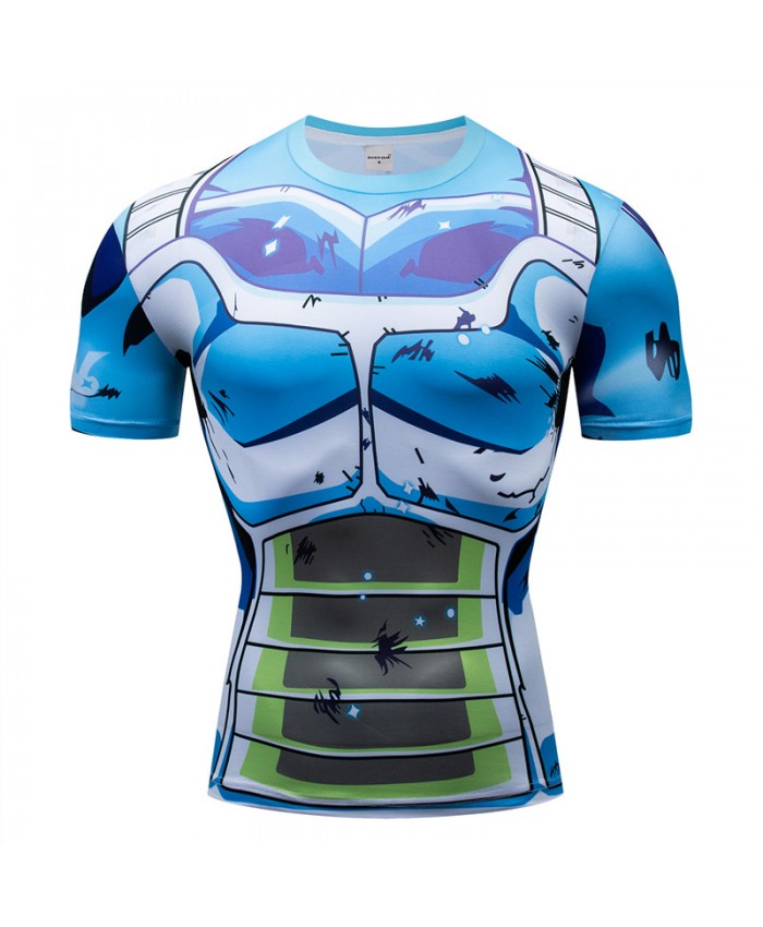 Dragon Ball t shirts Men Compression T-shirts 3d Short Sleeve Tops Tees Quick Dry tshirts Fitness shirts Drop Ship