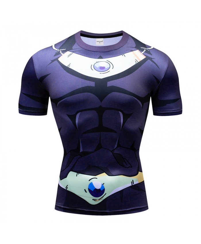 Dragon Ball t shirts Men Compression T-shirts 3d Short Sleeve Tops Tees Superman tshirts Fitness shirts Drop Ship
