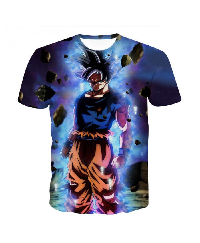 Drop Shipping Women Men 3D Clothing Dragon Ball T Shirt Ultra Instinct Son Goku T-Shirt Short Sleeve Casual Top Tees Plus Size