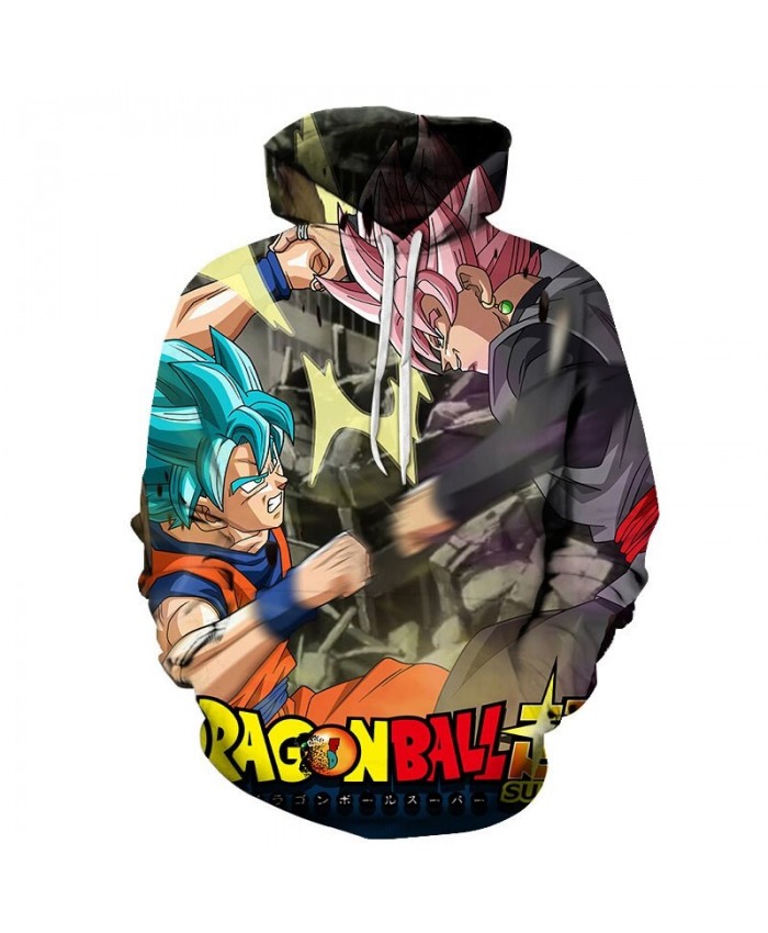 Duel Dragon Ball 3D Hoodies Mens Pullover Sweatshirt Brand Cosplay Tracksuits Pullover Hoodie Casual Hoodies Men