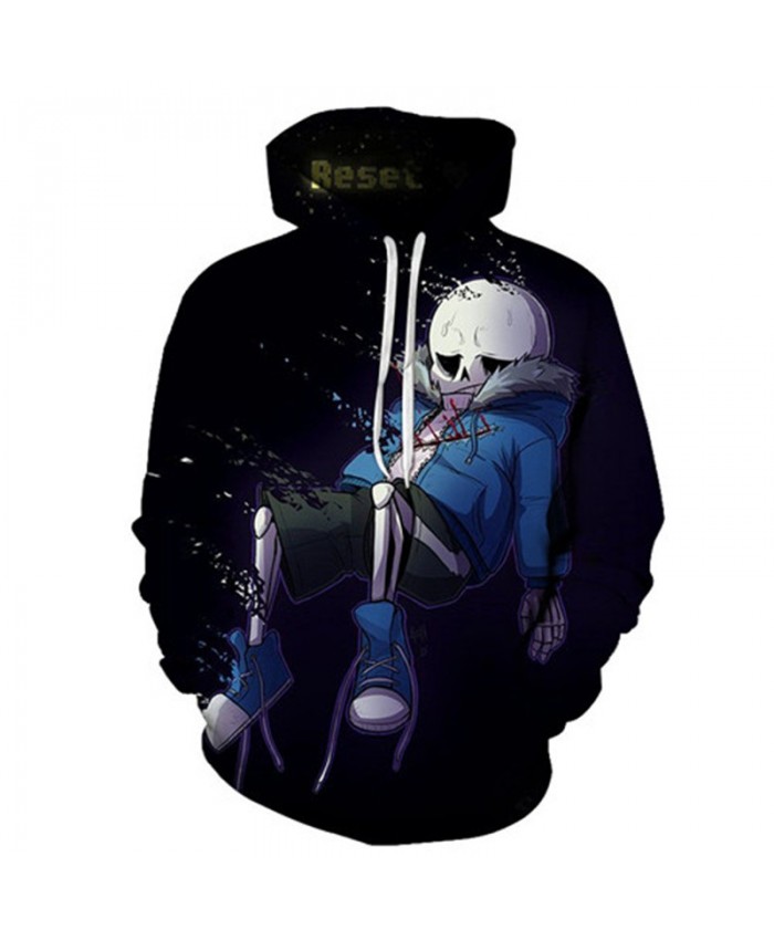 Dump Undertale 3D Print Mens Pullover Sweatshirt Fashion Casual Quality Men Hoodies Custom Pullover Hoodie Anime