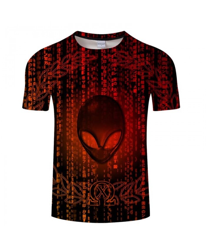 ET 3D Print t shirt Alien Fashion T Shirt Men Brand T Shirt Men Brand Casual Men o-Neck Brand D