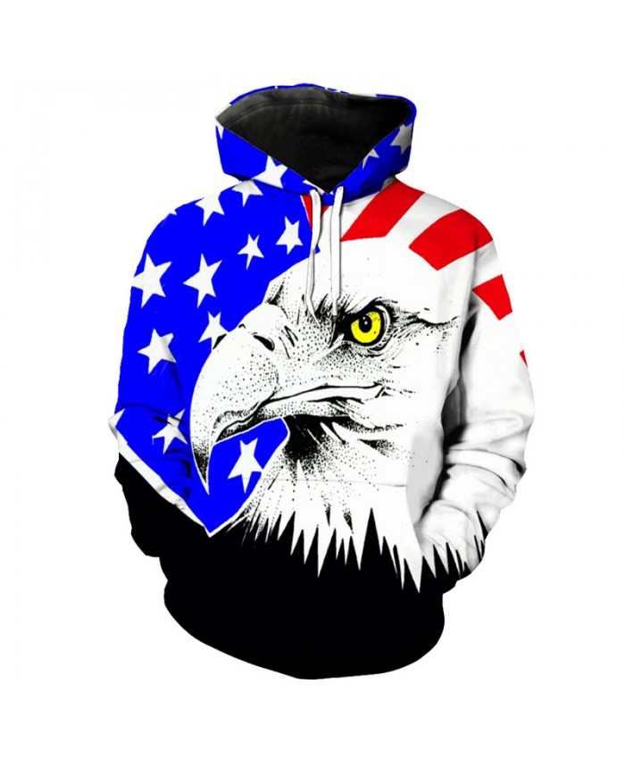 Eagle Style Funny Hooded Sweatshirts Sportswear Casual Hoodie Autumn Tracksuit Pullover Hooded Sweatshirt