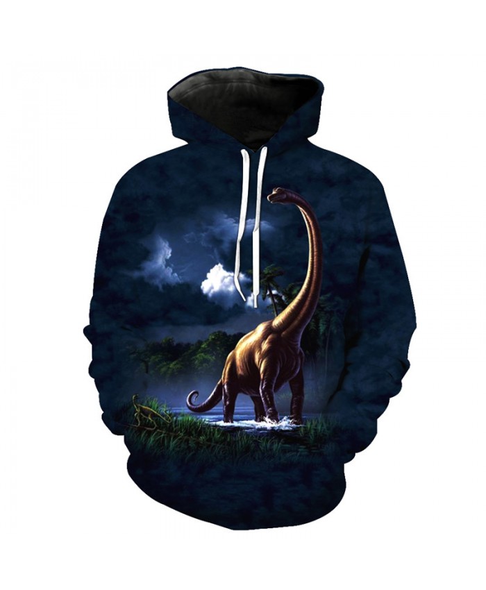Earth Dominance Dinosaur Hoodie Latest 3D Fashion Pullover