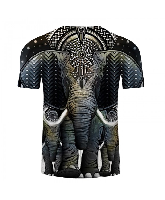 Elephant 3D Print t shirt Men Women tshirt Summer Casual Short Sleeve Boy Tops&Tees Camiseta Vintage New Drop Ship