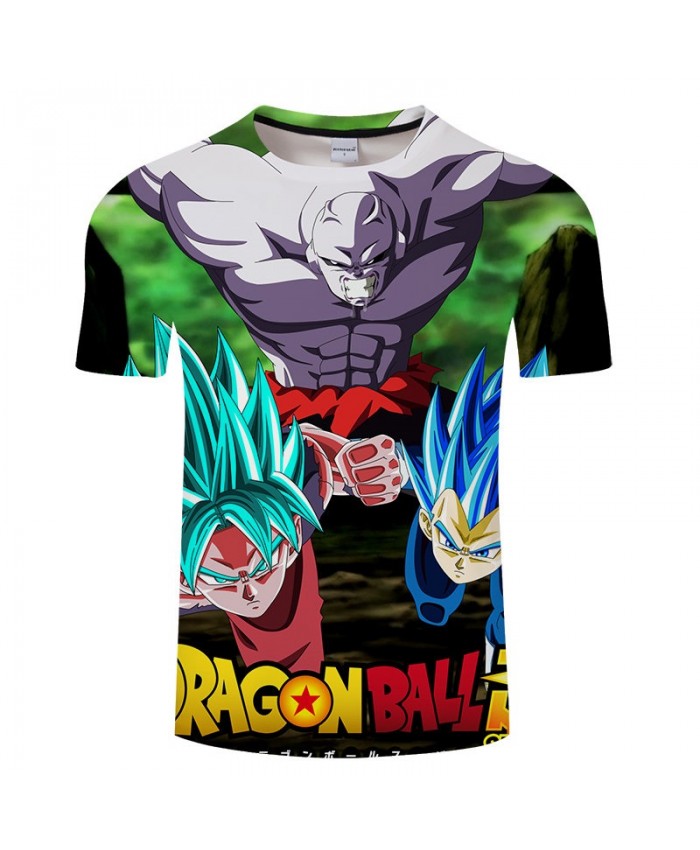 Enemy Sneak Attack Cartoon Goku Dragon Ball 3D Print Men tshirt 2021 Anime Casual Short Sleeve Male O-neck Drop Ship