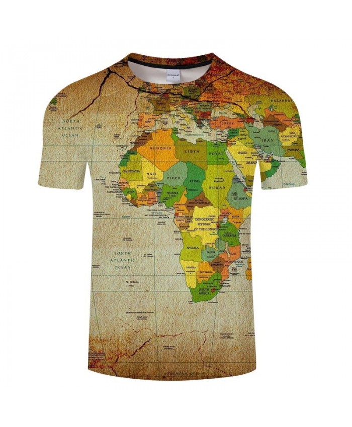 Equatorial Line Map 3D Printed Men tshirt Mens Shirt Casual Summer Short Sleeve Male tshirt Brand Men Round Neck