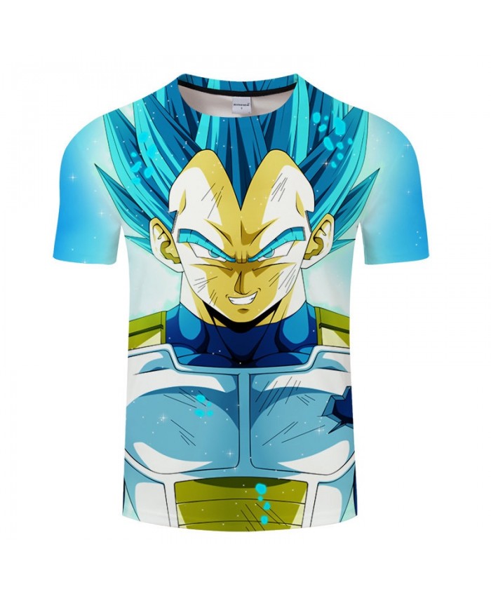 Evil Smile Cartoon Goku Dragon Ball 3D Print Men tshirt Anime 2021 New Casual Short Sleeve Male Quick Dry Drop Ship