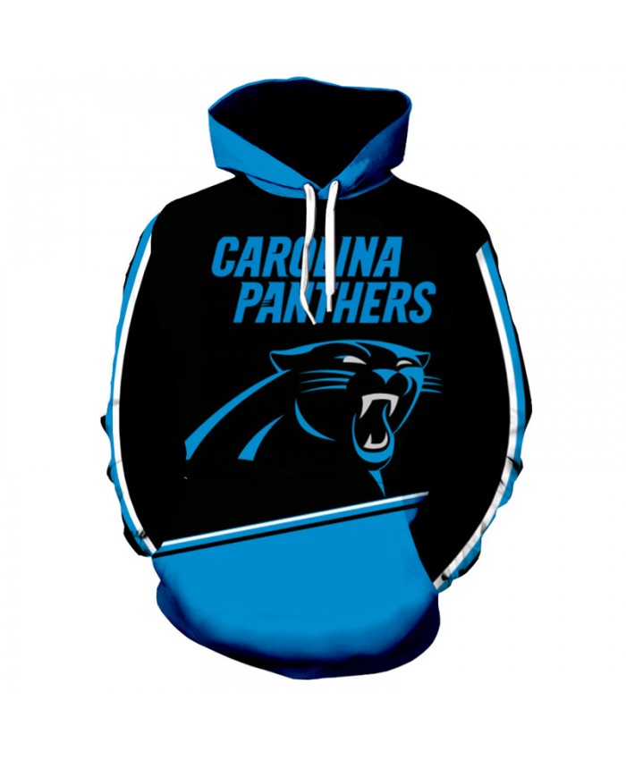 Fashion 3D NFL American Football Carolina Panthers Hoodie Cool Sweatshirt Streetwear
