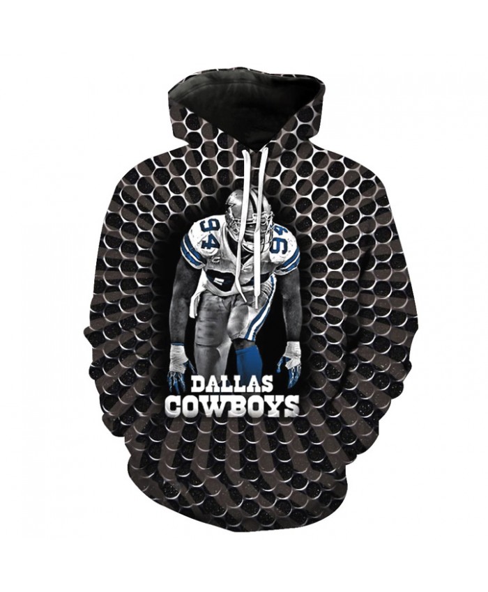 Fashion 3D NFL American Football Dallas Cowboys Hoodie Cool Sweatshirt Streetwear