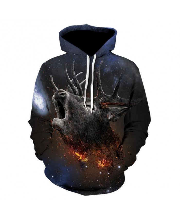 Fashion Cool Bucks Hoodies Men Women Thin 3D Sweatshirts with Hat Animal Print Bucks Hoodie Sweatshirt Mens Tracksuit Jackets