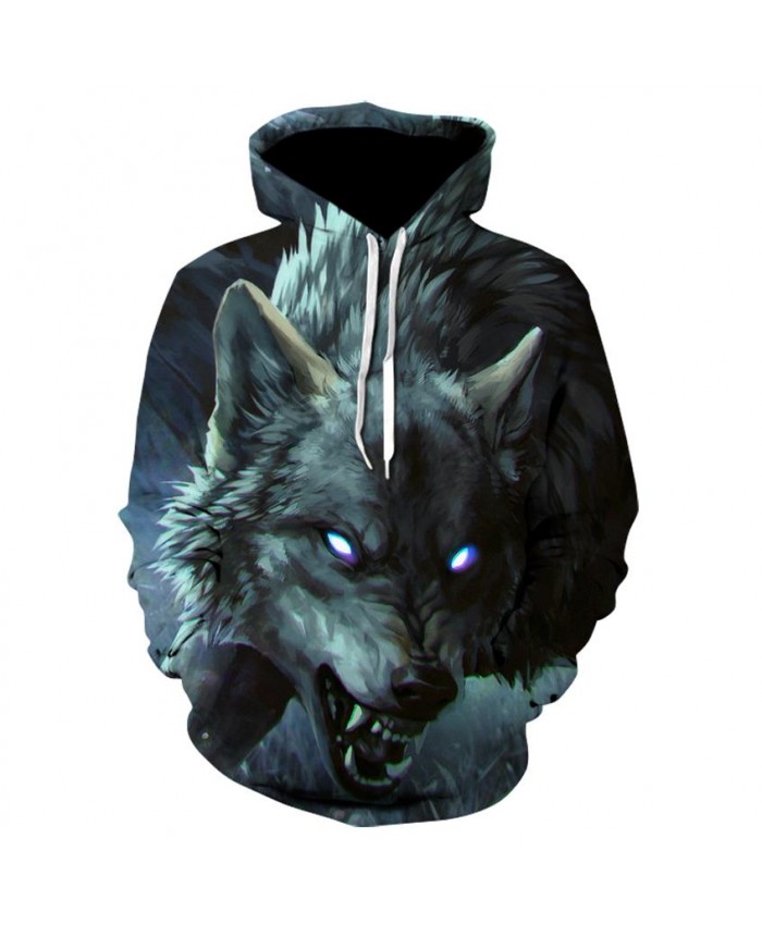 Fashion Cool Evil wolf Hoodies Men Women Thin 3D Sweatshirts with Hat Animal Print Evil wolf Hoodie Sweatshirt Mens Tracksuit Jackets