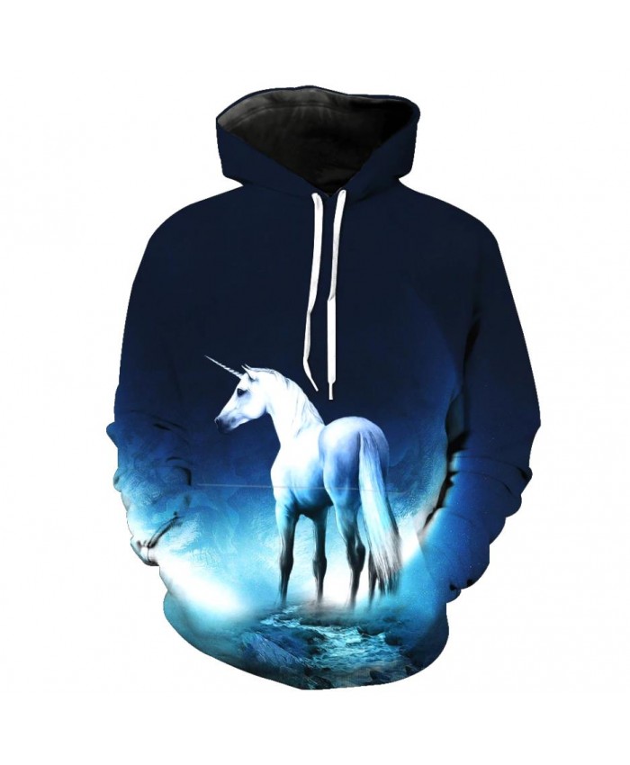 Fashion Sweatshirt Men Women 3d Hoodies Print Horse Animal Pattern Unisex Outerwear Hooded Spring Hoodies Q