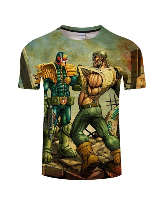 Fighting Anime Game 3D Print tshirt Men tshirt Summer Casual Short 2021 New Sleeve Male O-neck Tops&Tee Drop Ship