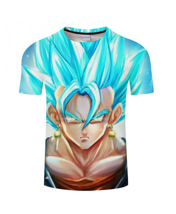 Figure 3D Print T shirt Men Dragon Ball T-Shirt Boy Tshirt Summer Anime Tee ShortSleeve Tops Camiseta Blue DropShip