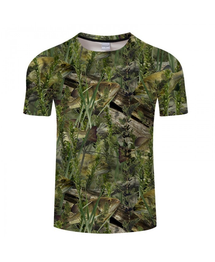 Fish Sleeping On Wood 3D Print tshirt Men tshirt Summer Casual Short Sleeve 2021 New Male O-neck Tops&Tee Drop Ship