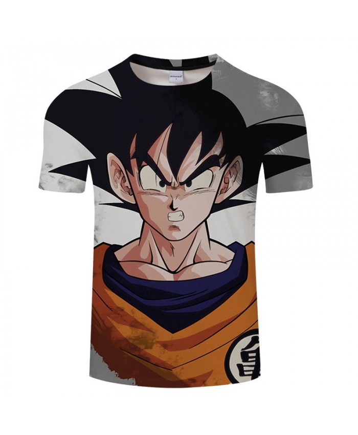 Five Senses Erect Cartoon Goku Dragon Ball 3D Print Men tshirt Anime Casual Short Sleeve Male Quick Dry Drop Ship