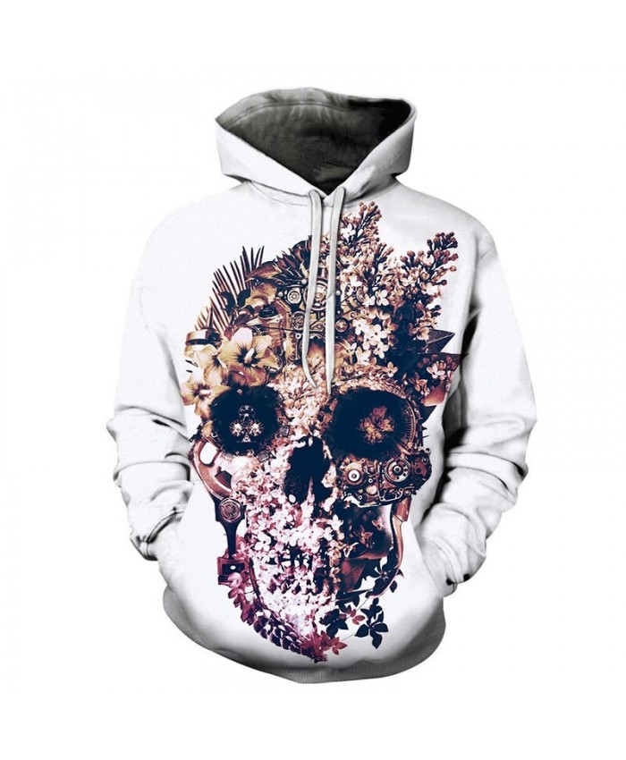 Flower Head By ALI Artist Unisex Hoodie 3D Print Sweatshirts Pullover Harajuku Mens Hoody Casual Autumn Male Coat Streetwear