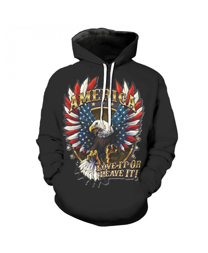 Flying Eagle Black Neutral Hooded Sweatshirt Casual hoodies Casual Hoodie Autumn Tracksuit Pullover Hooded Sweatshirt