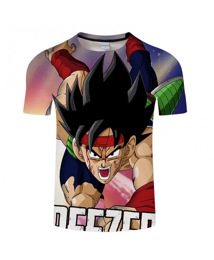 Forehead Bleeding Goku Dragon Ball 3D Print tshirt Men tshirt Summer Casual Short Sleeve Male O-neck Drop Ship