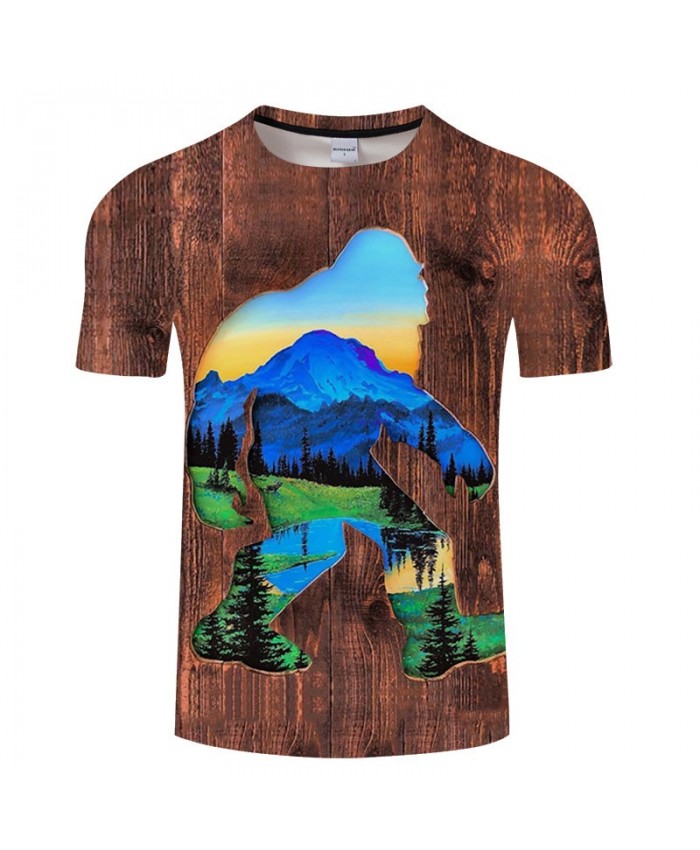 Forest Old Man Anime Game 3D Print tshirt Men tshirt Summer Casual Short Sleeve Male Quick Dry O-neck Drop Ship