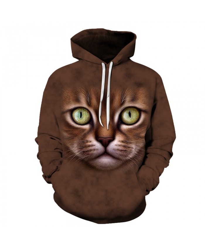 Funny Cat Hoodies 3d Sweatshirts Men Women Tracksuit Hooded Coat Autumn Winter Clothing Streetwear Coat Drop Ship