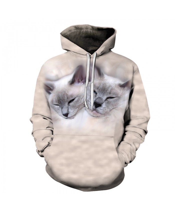 Funny Cat Sweatshirts Men Hoodies Harajuku Hoody Streetwear Tracksuit Prints Pullover 3D Autumn Coat Anime Drop Ship