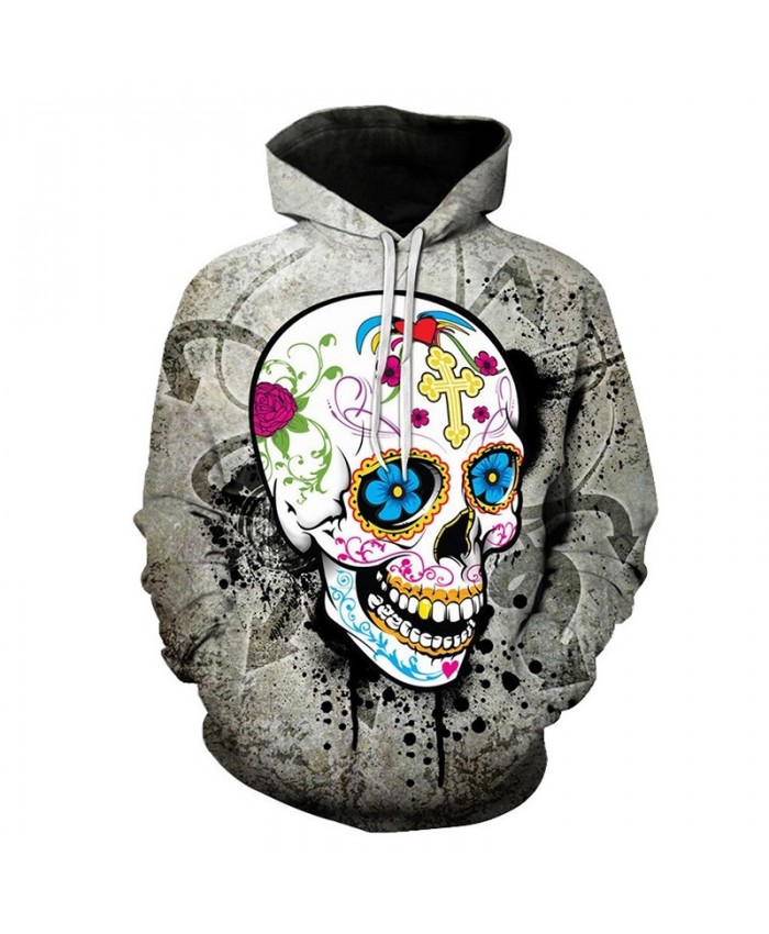 Funny SKull 3D Printed Hoodies Men Women Sweatshirt Plust Size 6XL Brand Hoodie Skull Pullover Drop Ship Male Tracksuits Fashion