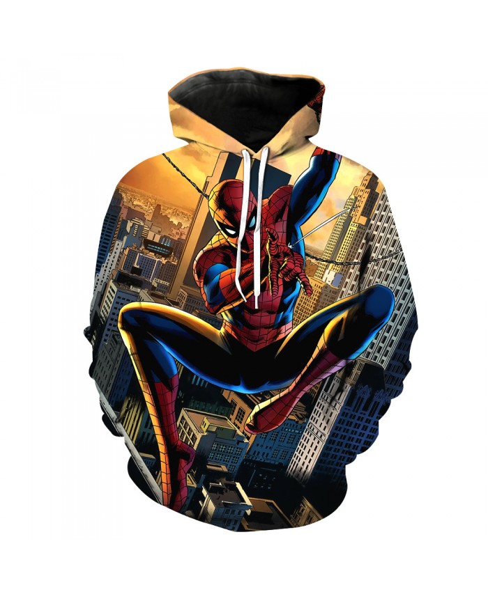 Funny Women Men Hoodie movies Spider Man 3D Print Casual Hoodies Sweatshirt Casual Pullover Sportswear