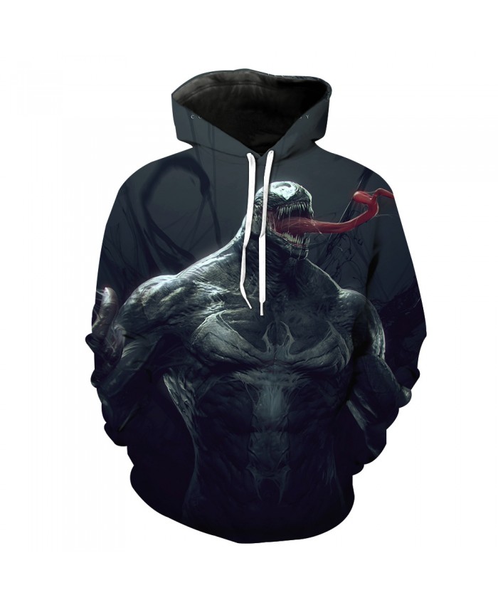 Funny Women Men Hoodie movies Venom 3D Print Casual Hoodies Sweatshirt Casual Pullover Sportswear C