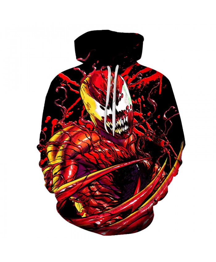 Funny Women Men Hoodie movies Venom 3D Print Casual Hoodies Sweatshirt Casual Pullover Sportswear E