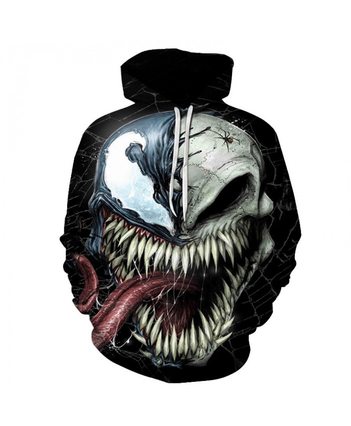Funny Women Men Hoodie movies Venom 3D Print Casual Hoodies Sweatshirt Casual Pullover Sportswear J