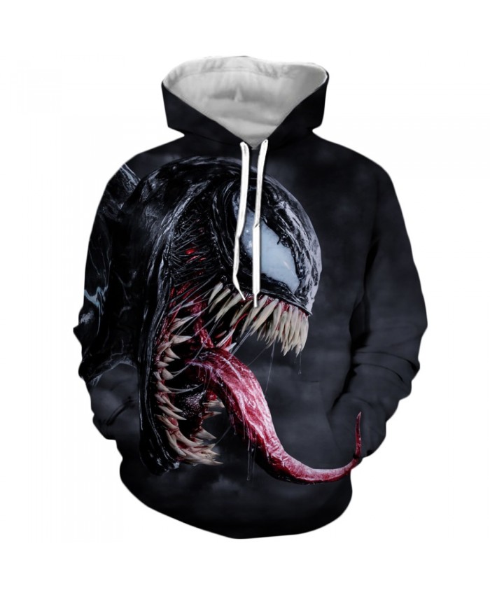 Funny Women Men Hoodie movies Venom 3D Print Casual Hoodies Sweatshirt Casual Pullover Sportswear O