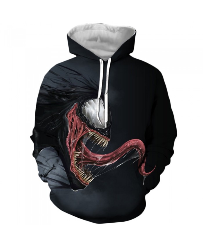 Funny Women Men Hoodie movies Venom 3D Print Casual Hoodies Sweatshirt Casual Pullover Sportswear P