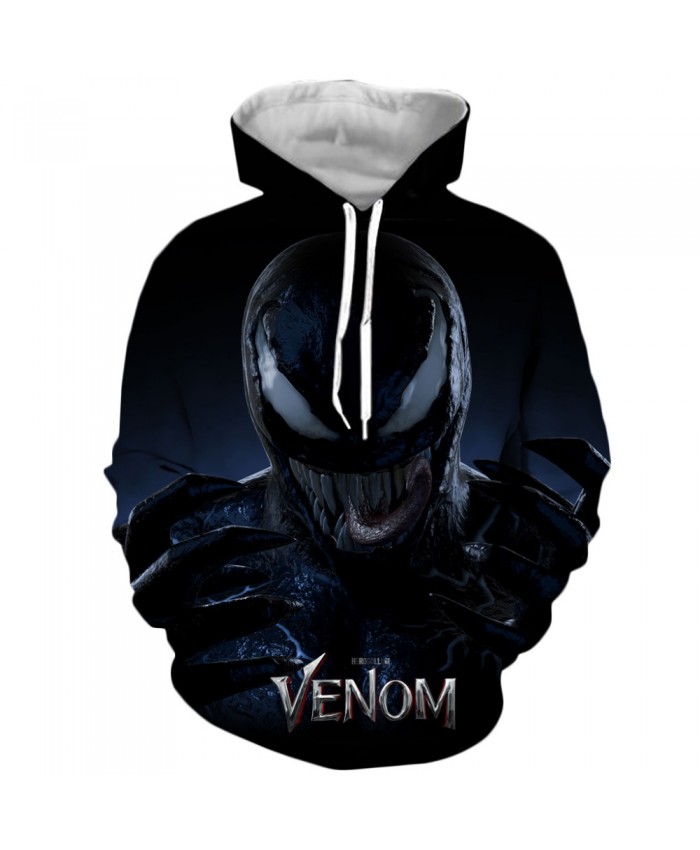 Funny Women Men Hoodie movies Venom 3D Print Casual Hoodies Sweatshirt Casual Pullover Sportswear S