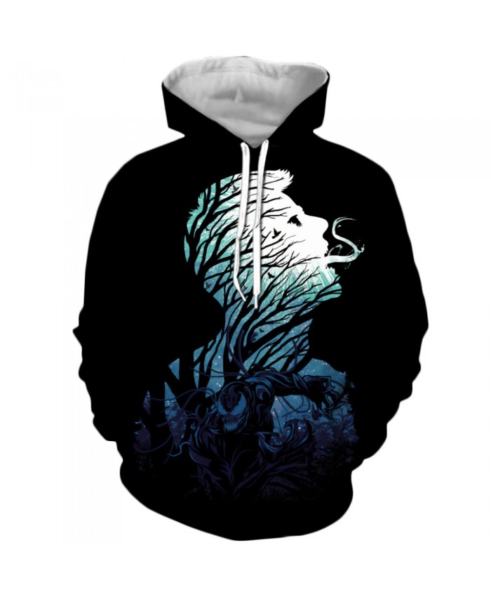 Funny Women Men Hoodie movies Venom 3D Print Casual Hoodies Sweatshirt Casual Pullover Sportswear U