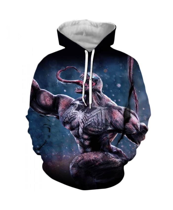 Funny Women Men Hoodie movies Venom 3D Print Casual Hoodies Sweatshirt Casual Pullover Sportswear V