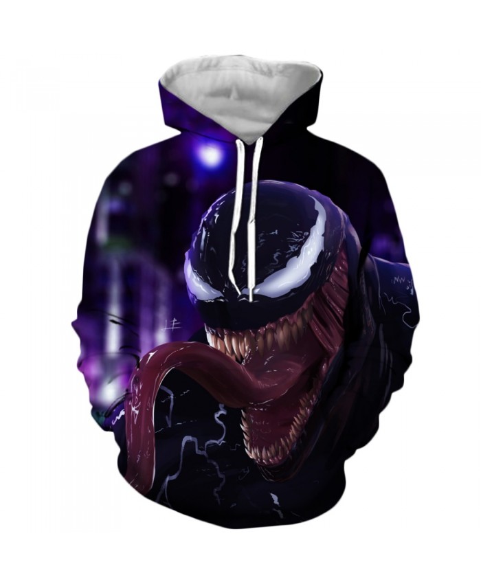 Funny Women Men Hoodie movies Venom 3D Print Casual Hoodies Sweatshirt Casual Pullover Sportswear W